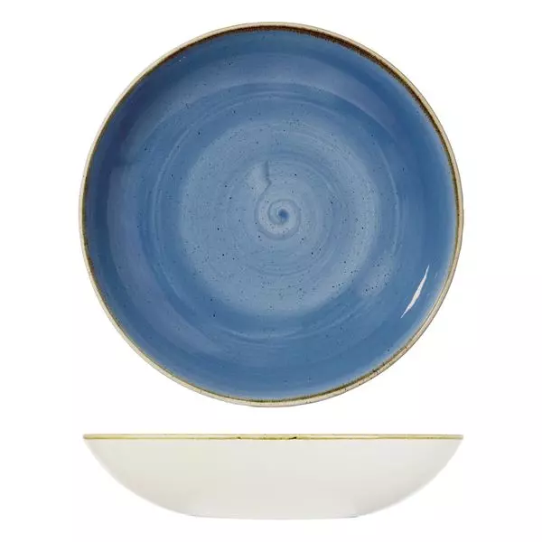 Stonecast by Churchill Round Coupe Bowl 310mm Cornflower Blue