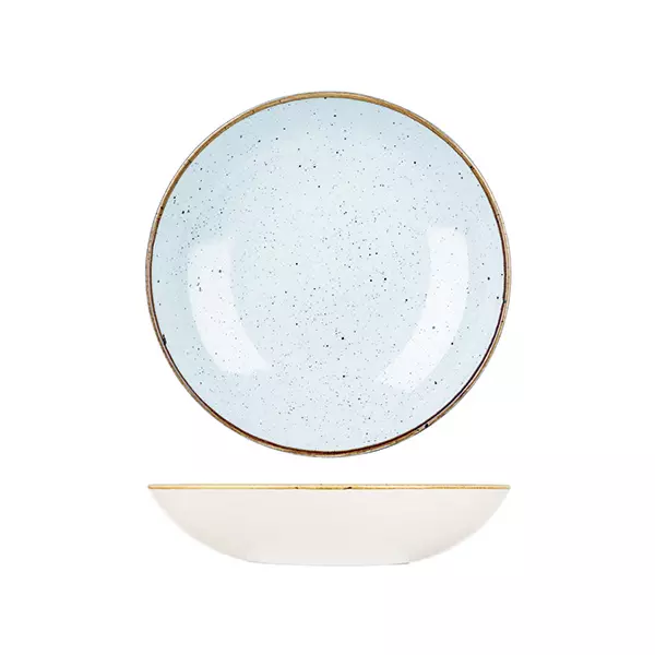Stonecast by Churchill Round Coupe Bowl 248mm Duck Egg