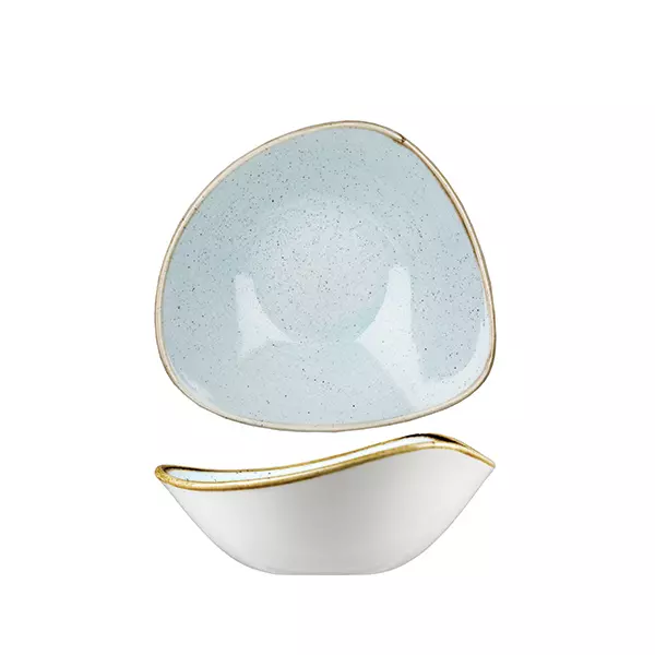 Stonecast by Churchill Triangular Bowl 370ml Duck Egg