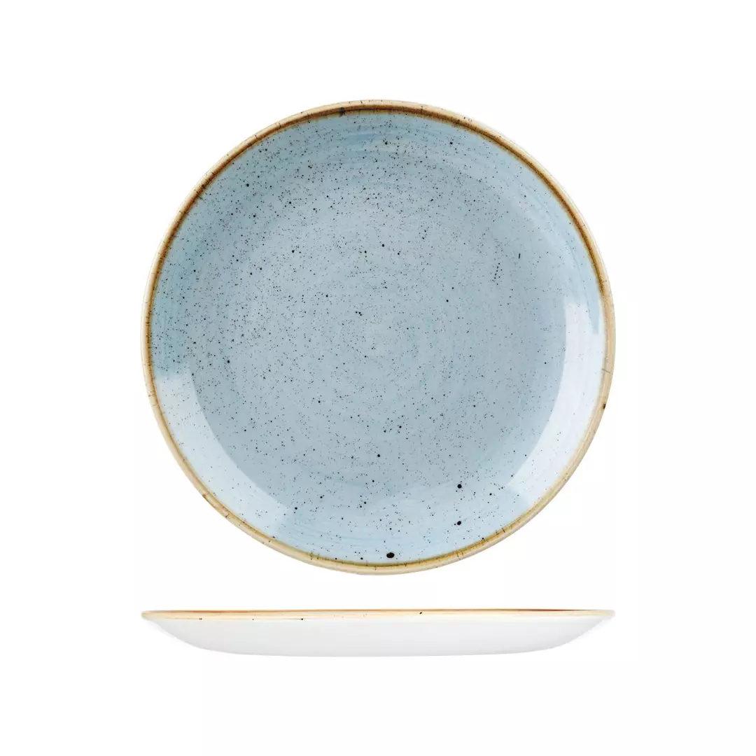 Stonecast by Churchill Round Coupe Plate 260mm Duck Egg