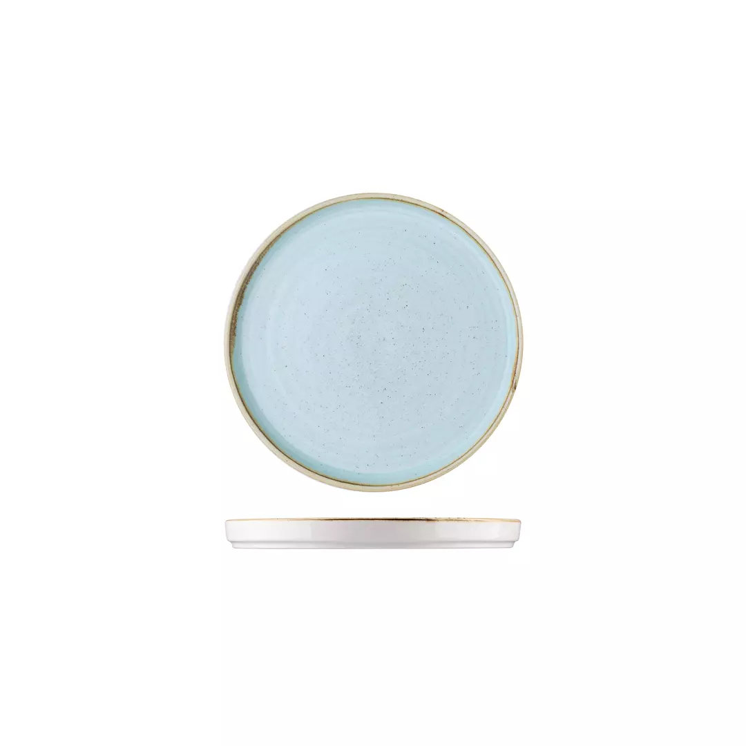 Stonecast by Churchill Walled Plate 210mm Duck Egg
