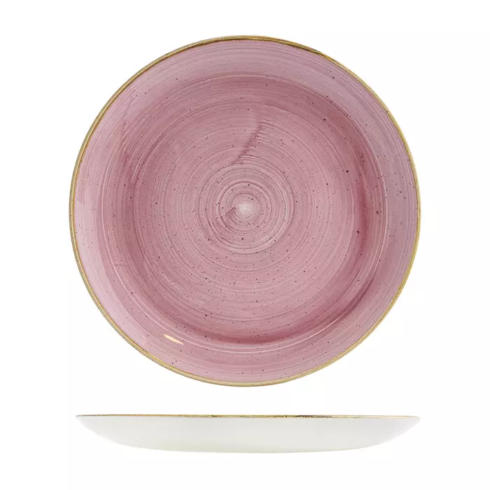 Stonecast by Churchill Round Coupe Plate 288mm Petal Pink