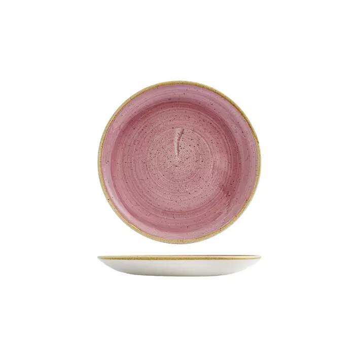 Stonecast by Churchill Round Coupe Plate 165mm Petal Pink