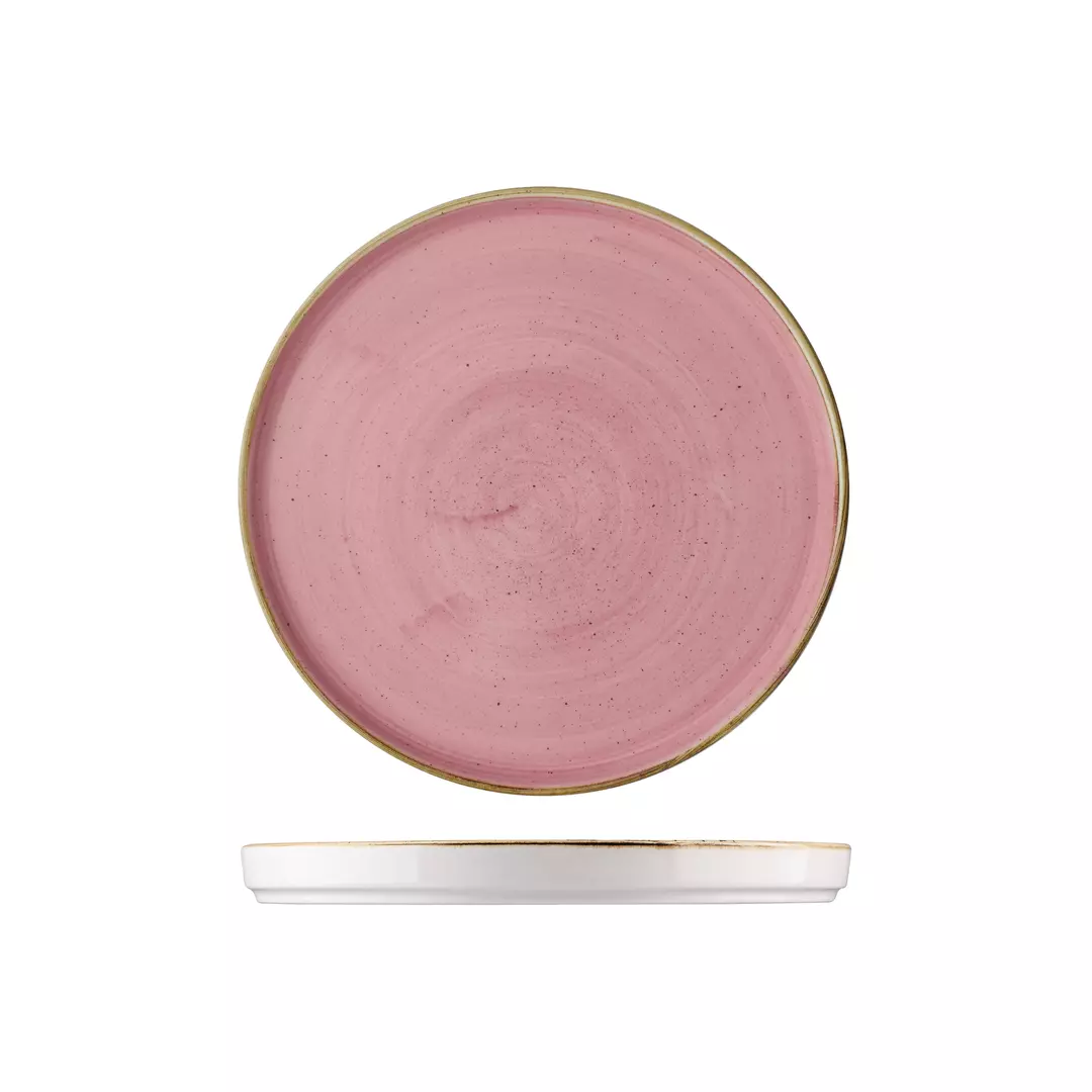 Stonecast by Churchill Walled Plate 260mm Petal Pink