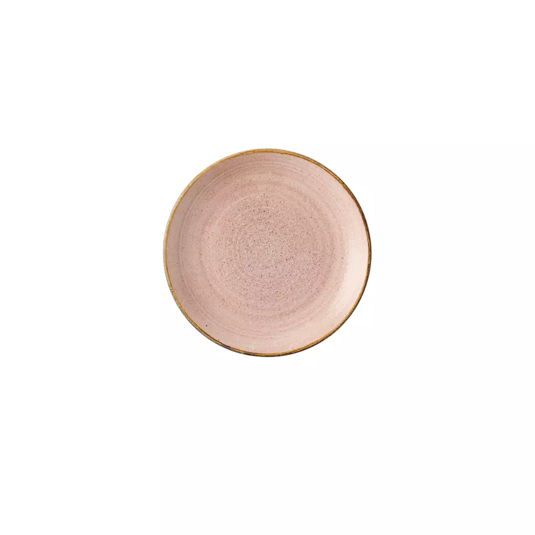 Stonecast by Churchill Round Coupe Plate 165mm Raw Terracotta