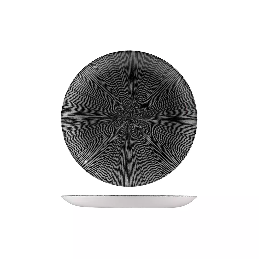 Studio Prints Round Coupe Plate 217mm Black