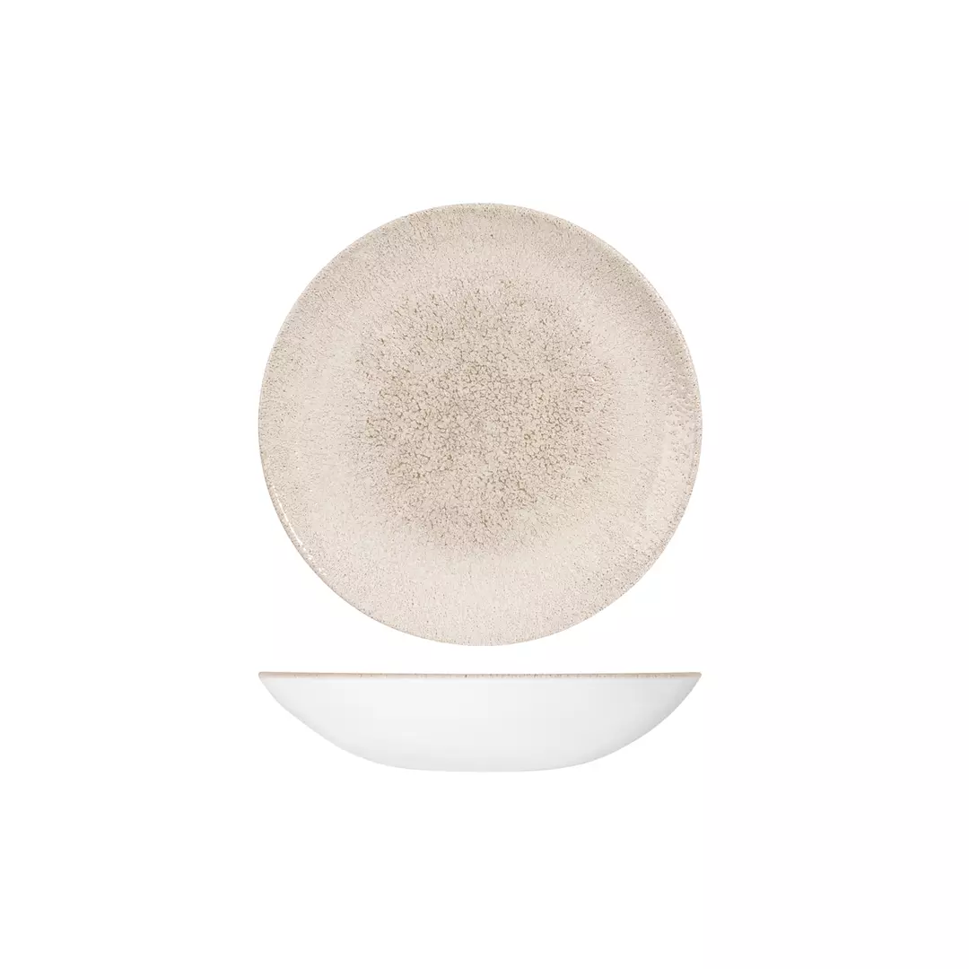Studio Prints Raku Round Coupe Bowl 426ml Agate Grey