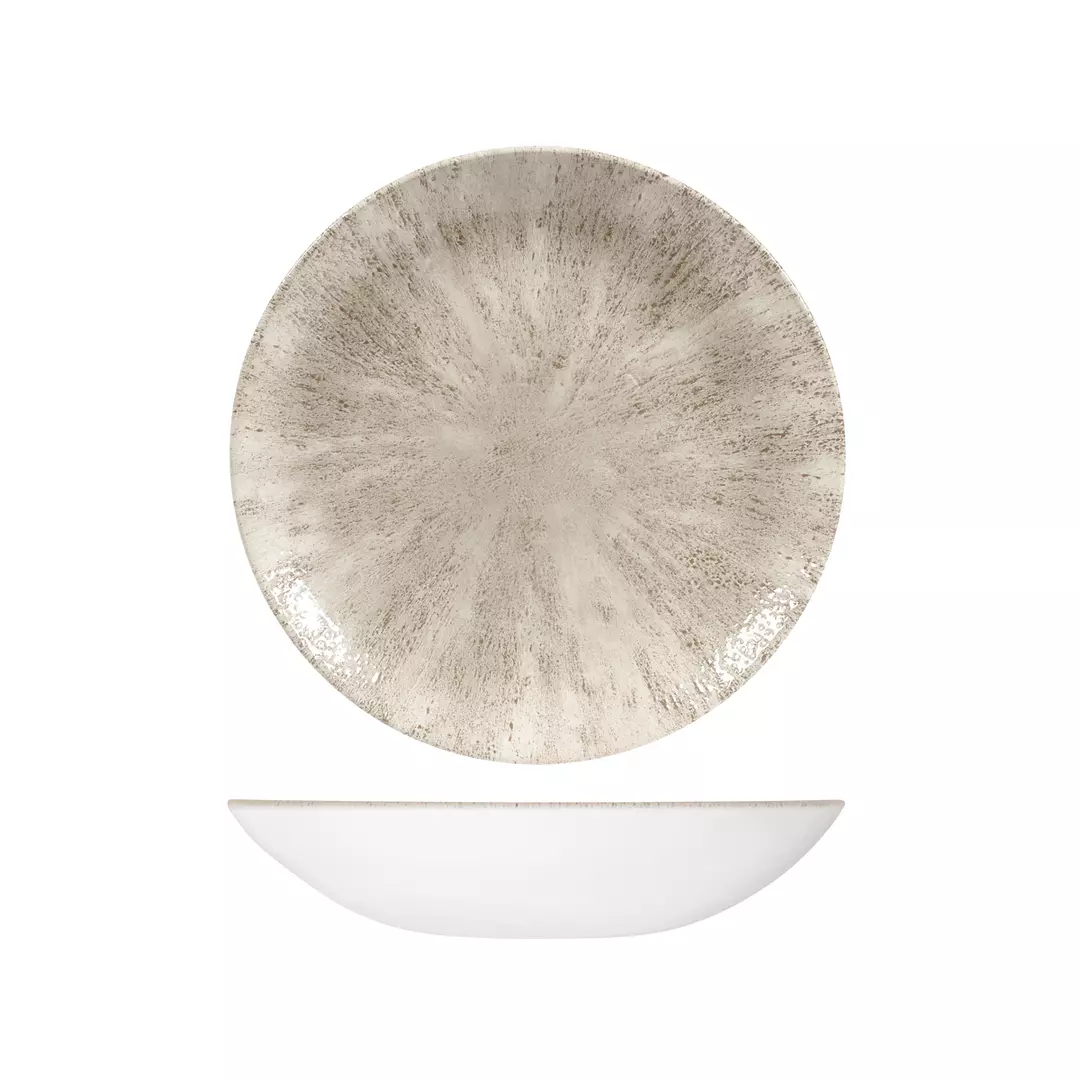 Studio Prints Stone Round Coupe Bowl 248mm Agate Grey