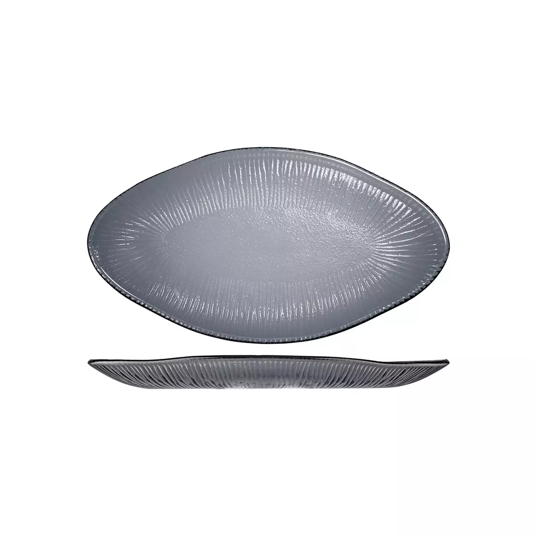 Churchill Organic Oval Glass Platter