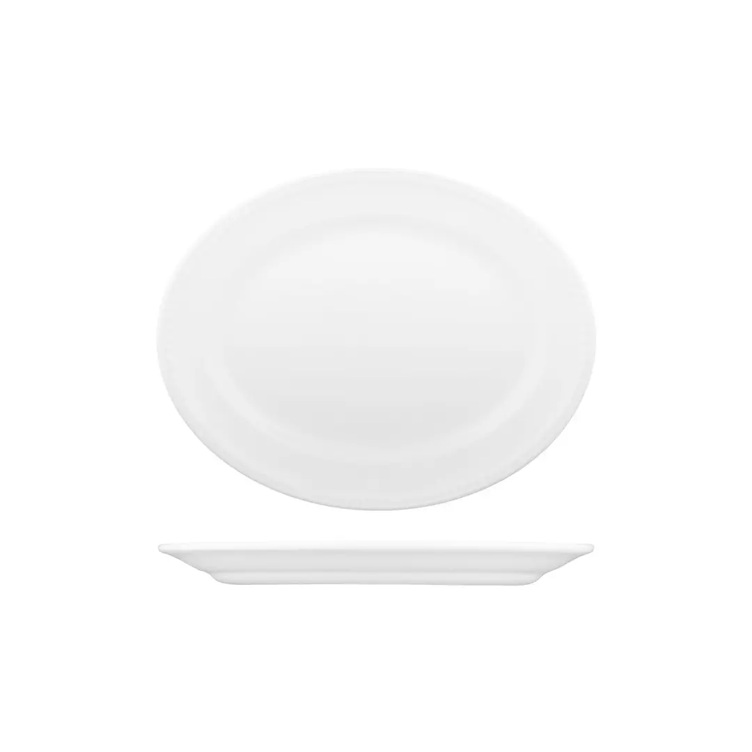Churchill Buckingham Oval Plate White 9937325