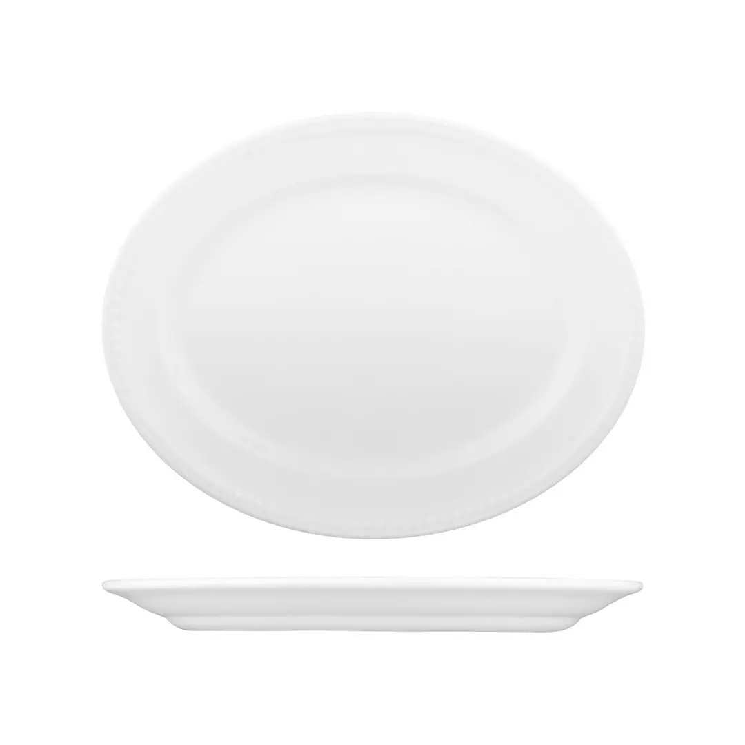 Churchill Buckingham Oval Plate White 9937330