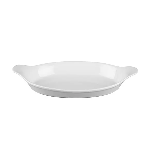 Churchill Oval Gratin 380ml White
