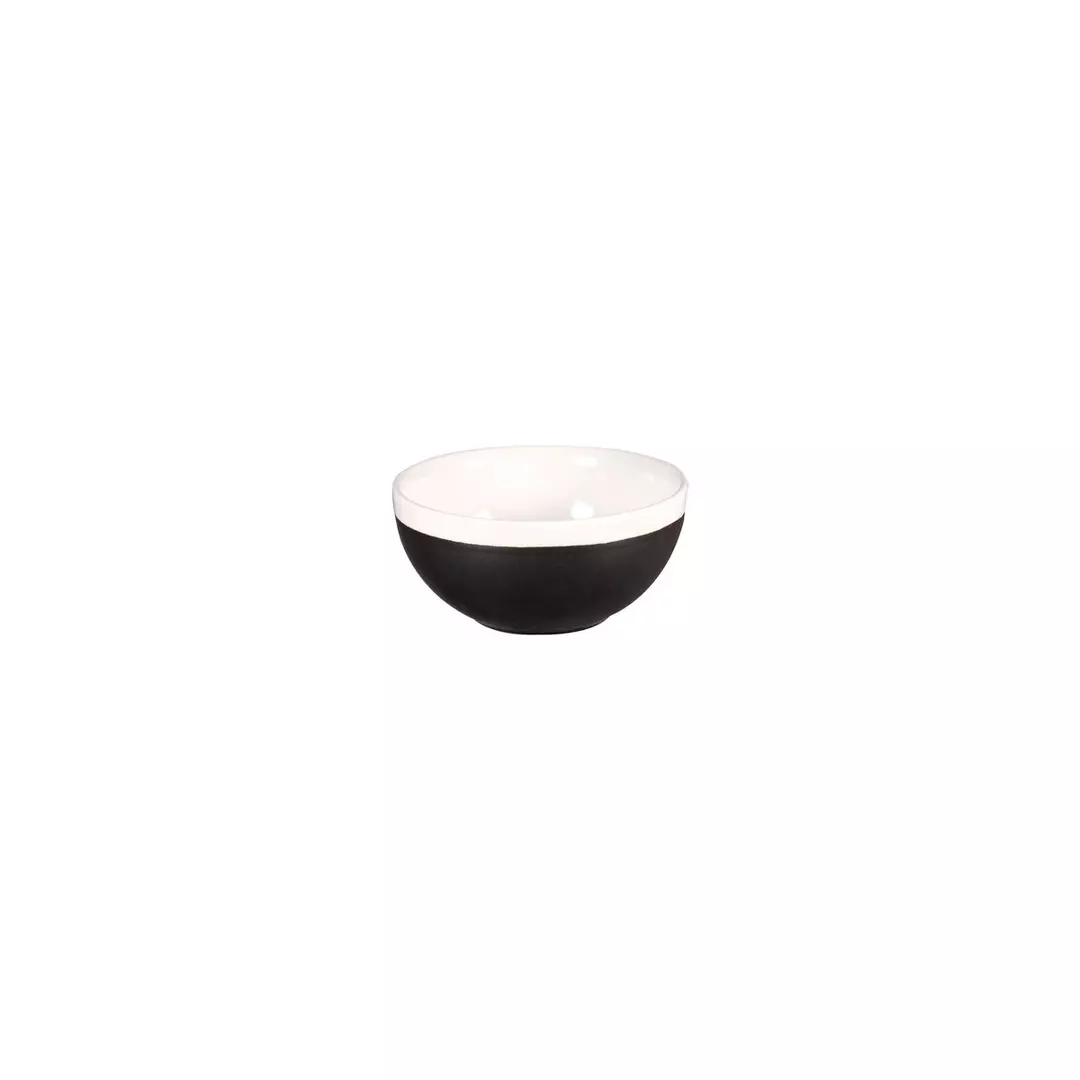 Churchill Monochrome Round Bowl 470ml Onyx Black