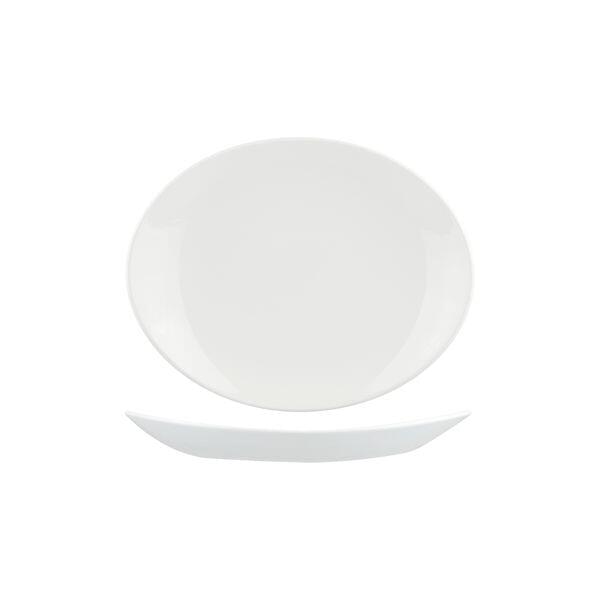 Churchill Orbit Oval Coupe Plate White 9934124