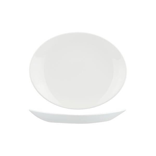 Churchill Orbit Oval Coupe Plate White 9934127
