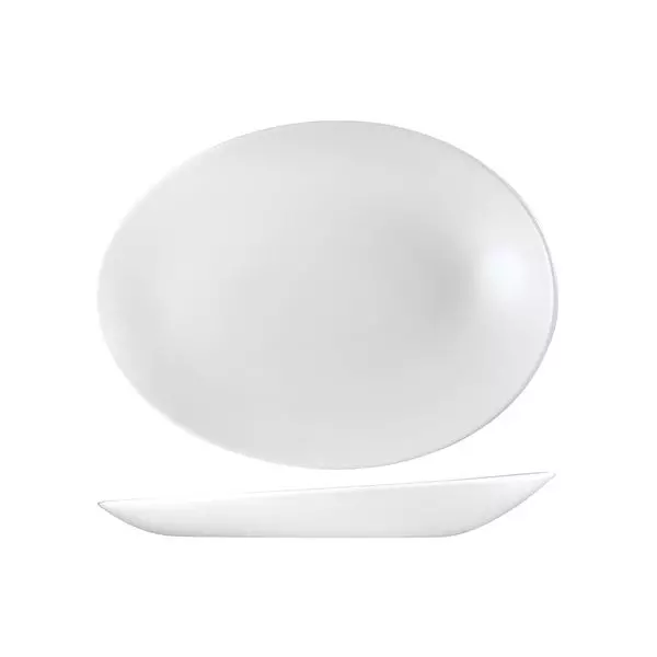 Churchill Profile Orb Oval Plate 227x290x38mm