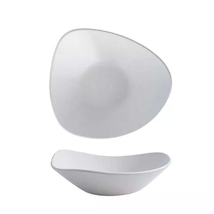 Churchill Satin White Triangular Bowl 600ml