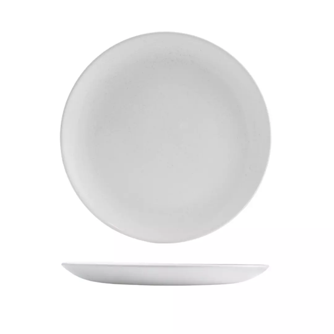 Churchill Satin White Round Coupe Plate 260mm