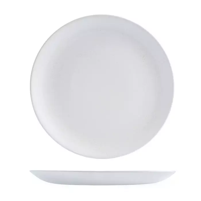 Churchill Satin White Round Coupe Plate 288mm