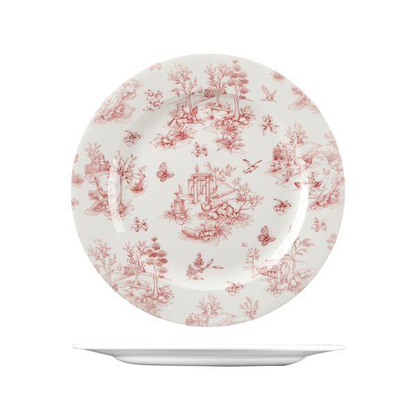 Churchill Round Plate - Wide Rim 305mm Cranberry 9971530