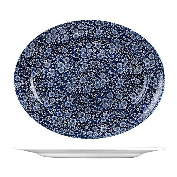Churchill Oval Plate - Wide Rim Willow