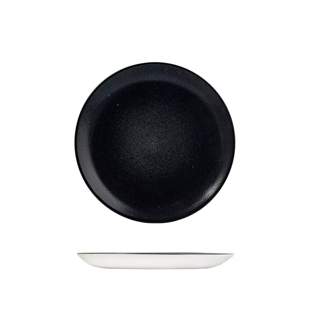 Dudson Round Coupe Plate 288mm Evo Origins Black