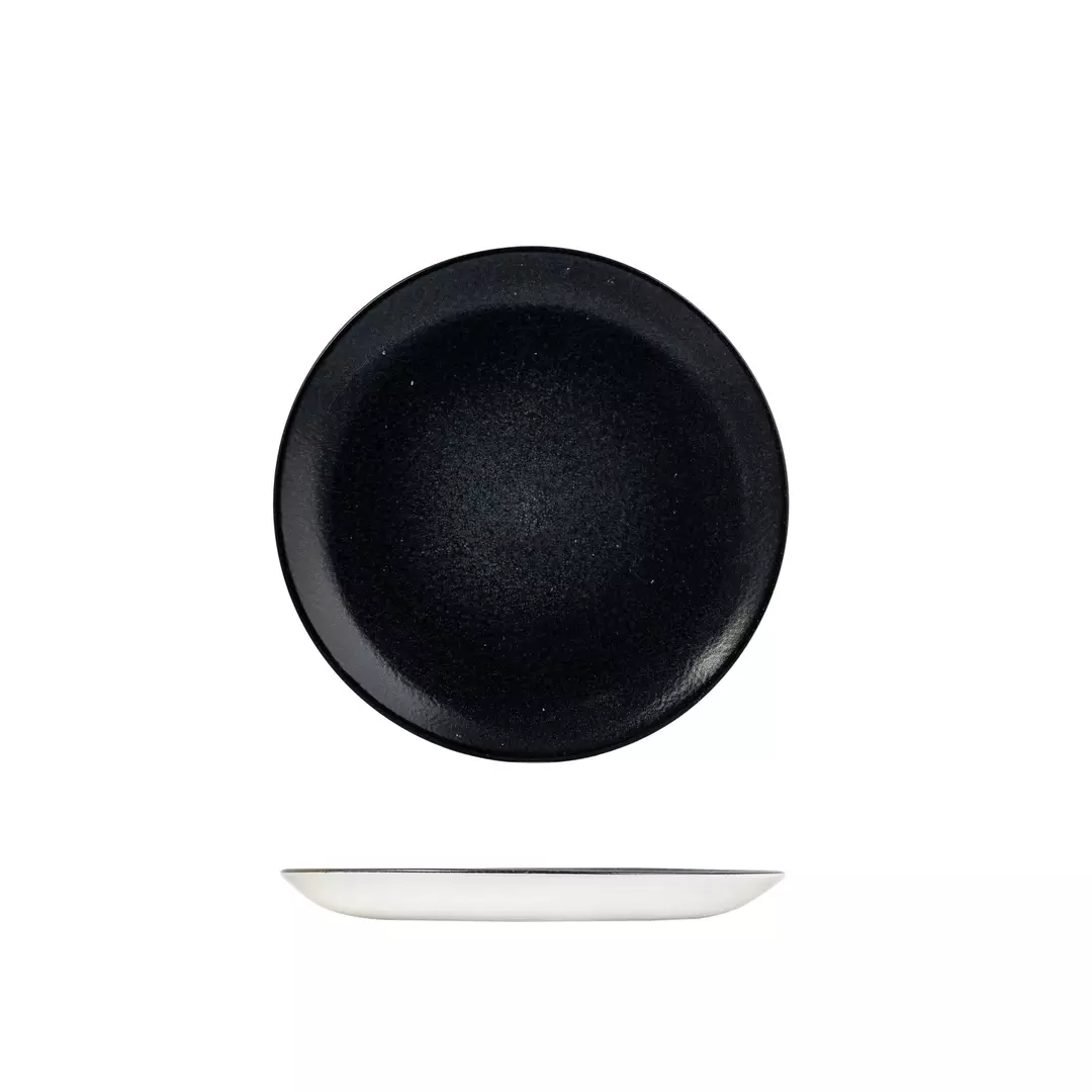 Dudson Round Coupe Plate 260mm Evo Origins Black