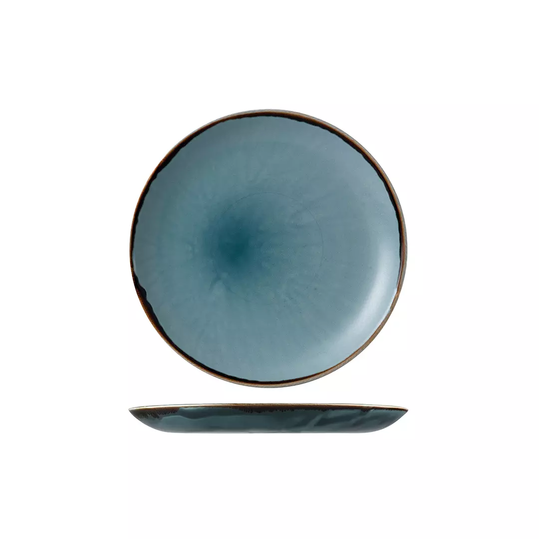 Dudson Round Coupe Plate 217mm Harvest Blue