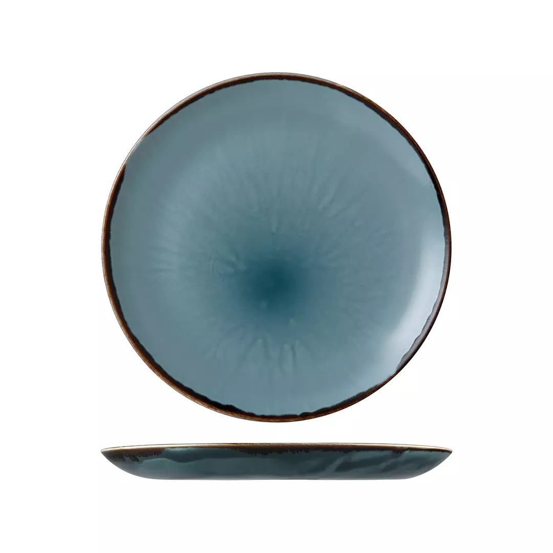 Dudson Round Coupe Plate 260mm Harvest Blue