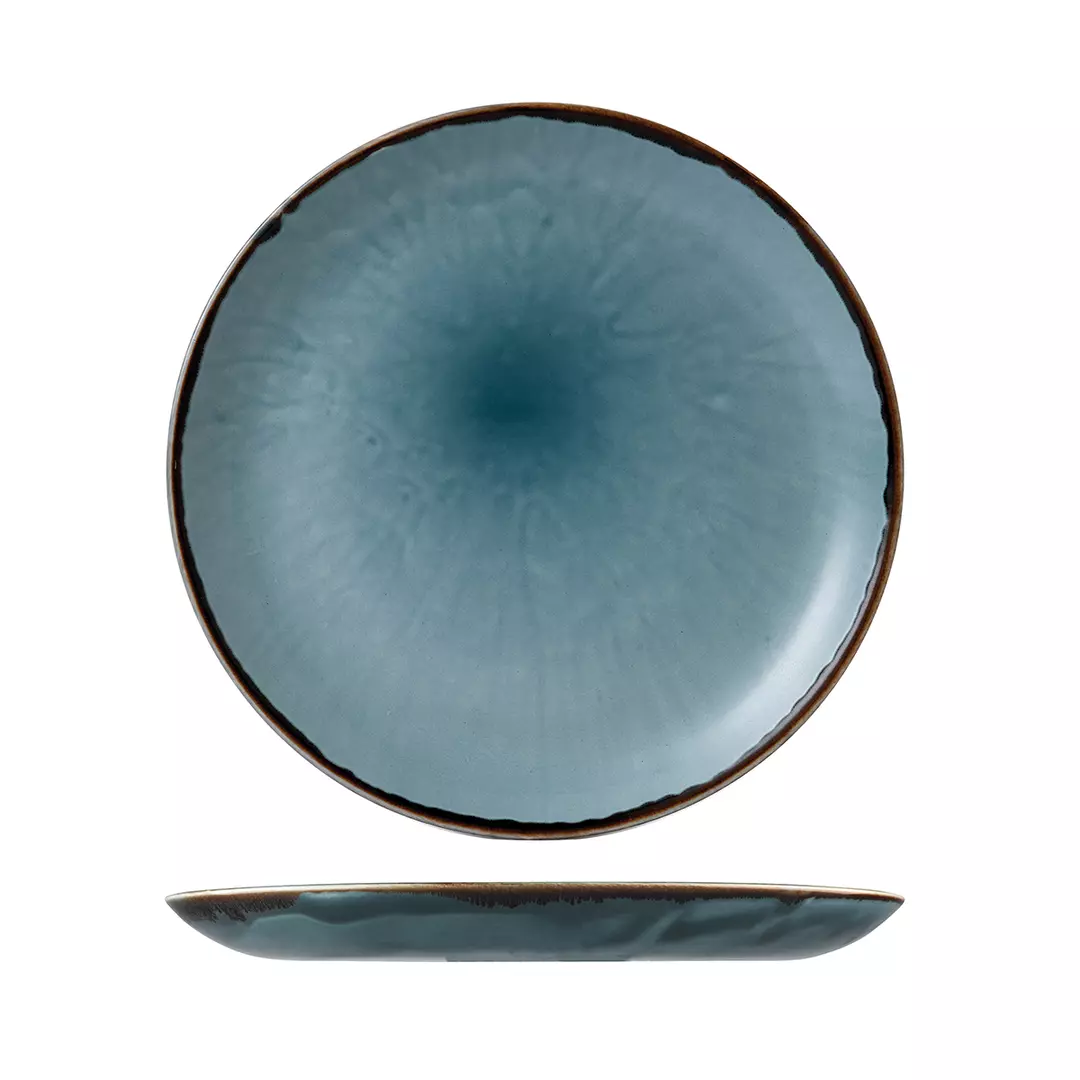 Dudson Round Coupe Plate 288mm Harvest Blue
