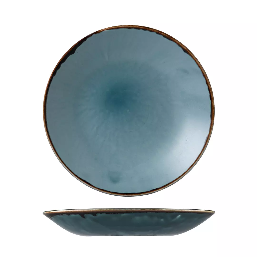Dudson Round Deep Coupe Plate 281mm Harvest Blue