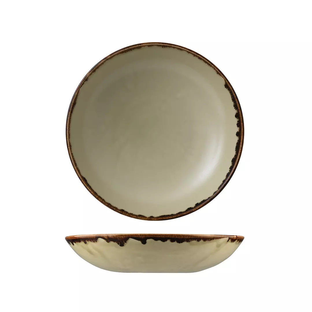 Harvest Linen Round Coupe Bowl (991025-L)