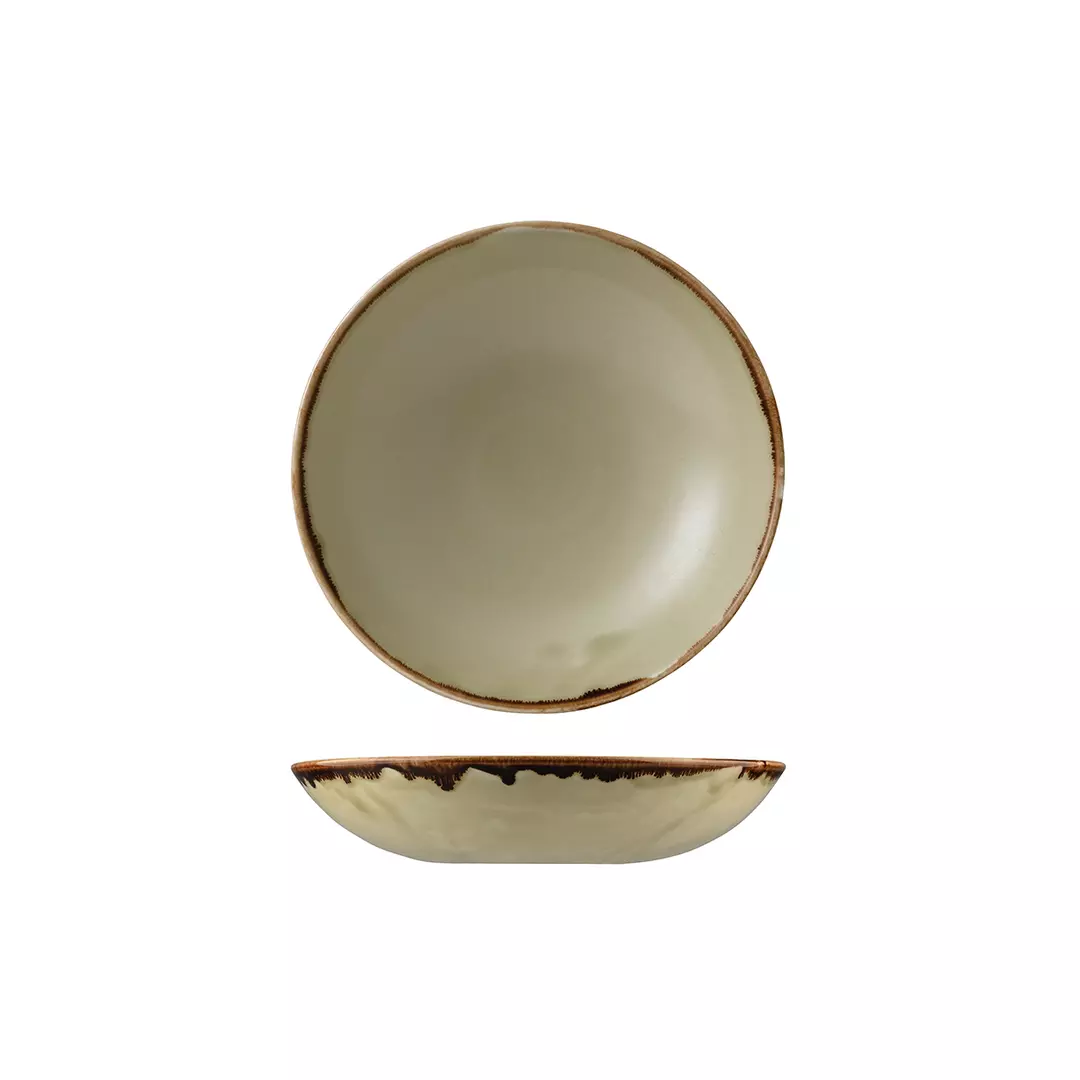 Harvest Linen Round Coupe Bowl (991018-L)