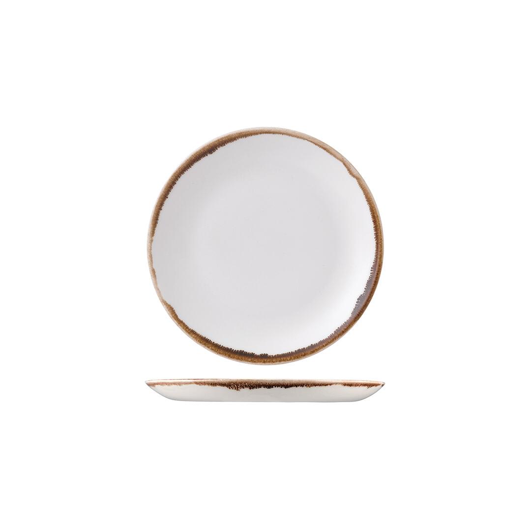 Harvest Natural Round Coupe Plate (991006-N)