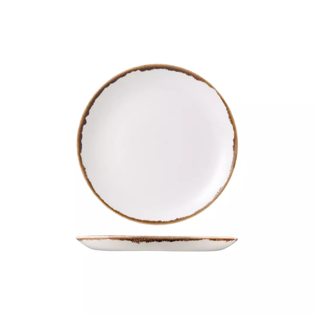 Harvest Natural Round Coupe Plate (991008-N)