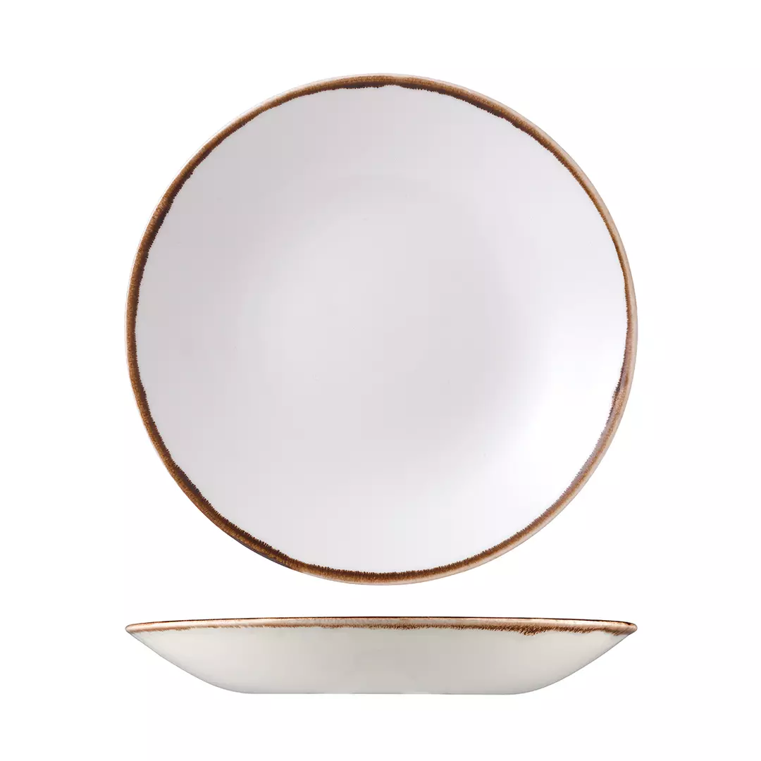 Dudson Round Deep Coupe Plate 281mm Harvest Natural