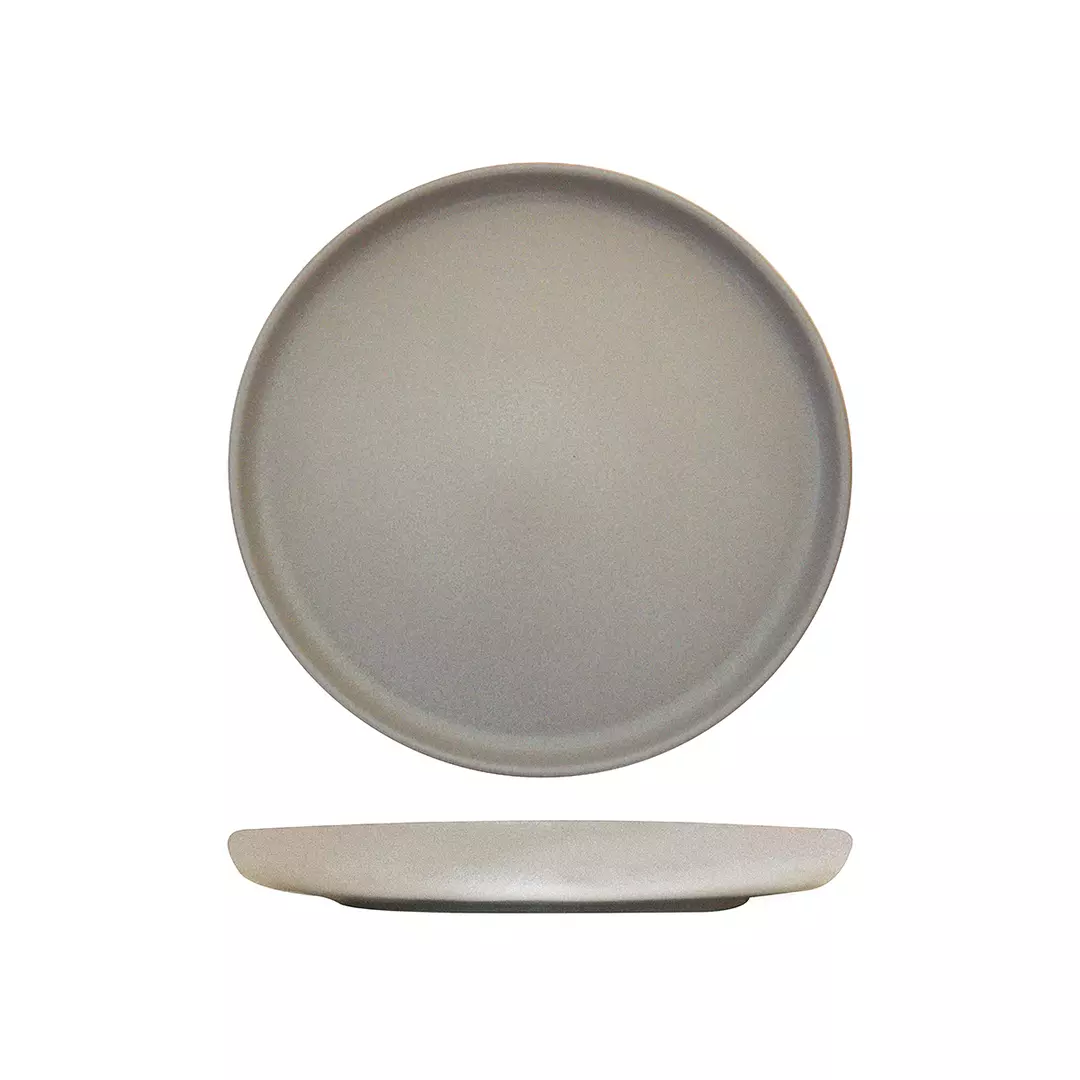 Eclipse Uno Grey Round Plate 280mm