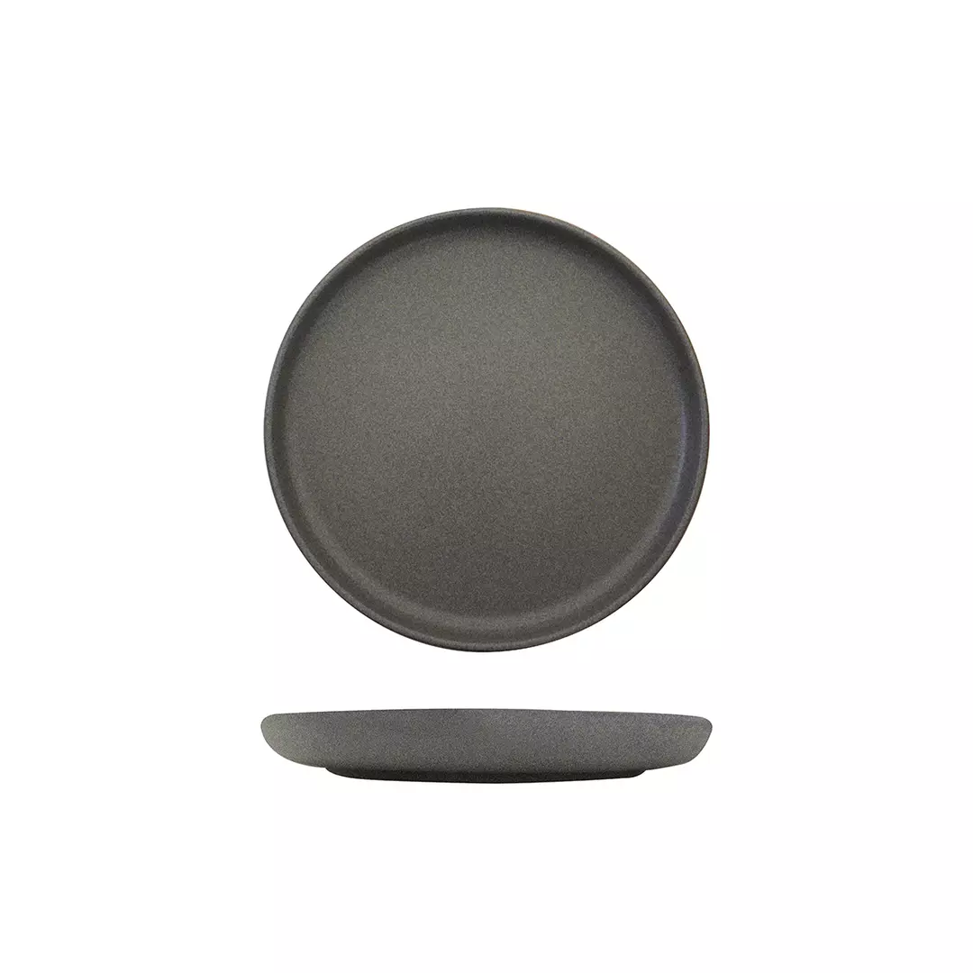 Eclipse Uno Dark Grey Round Plate 220mm