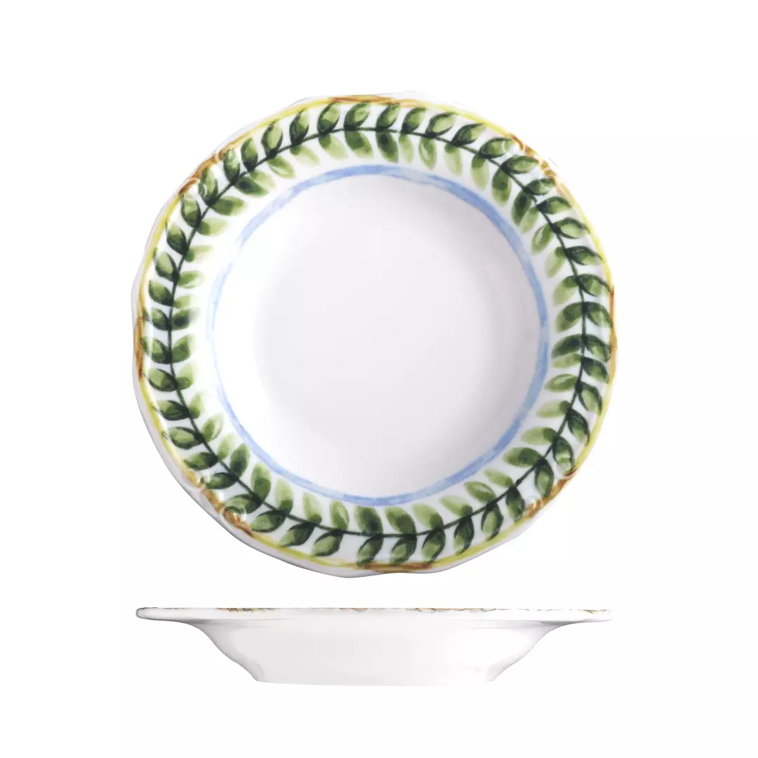 ID Fine Capri Scalloped Wide Rim Pasta Bowl 330ml