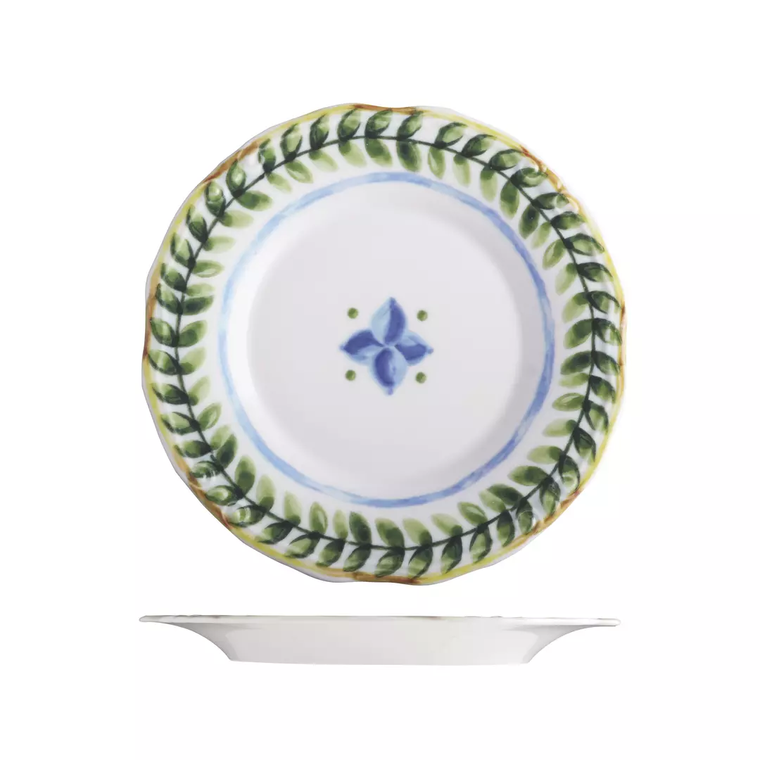 ID Fine Capri Round Scalloped Wide Rim Plate 250mm