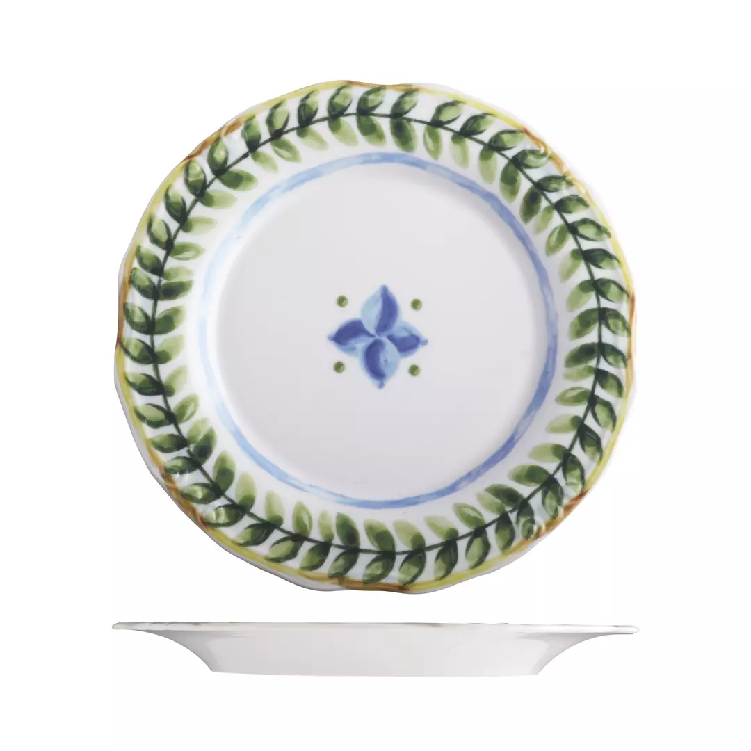 ID Fine Capri Round Scalloped Wide Rim Plate 290mm