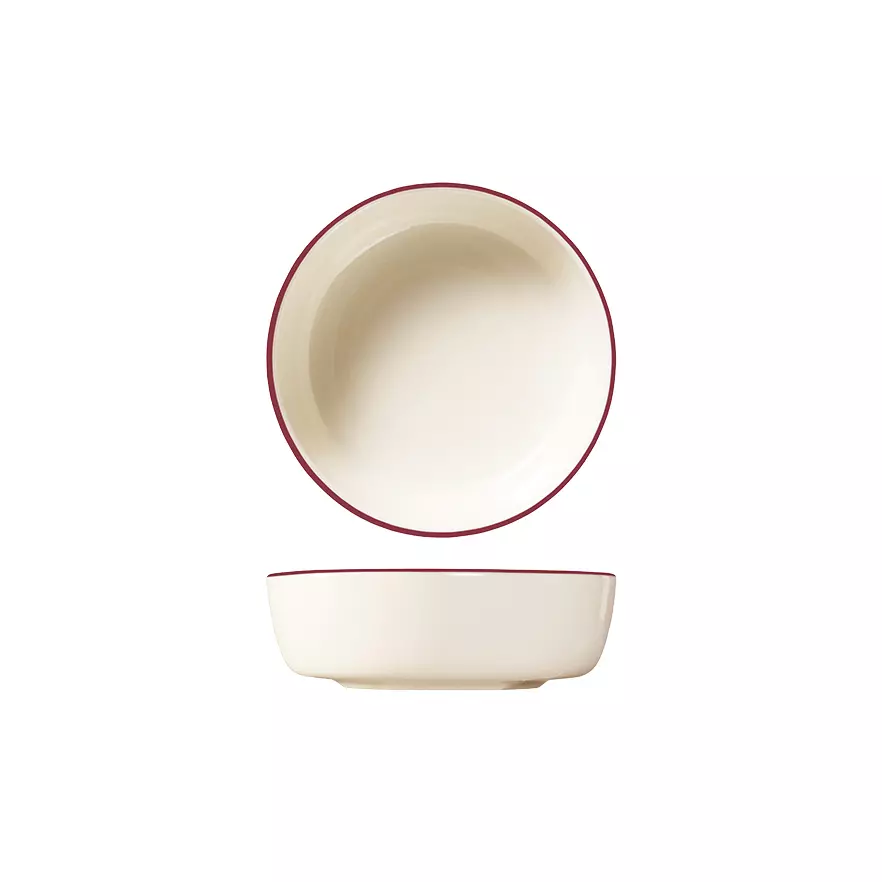 ID Fine Modest Maroon Round Coupe Bowl 700ml