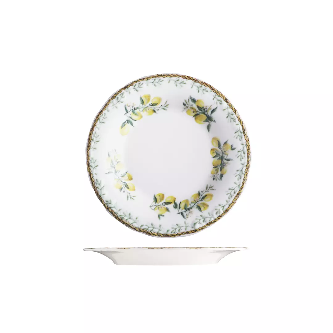 ID Fine Verona Round Scalloped Wide Rim Plate 200mm