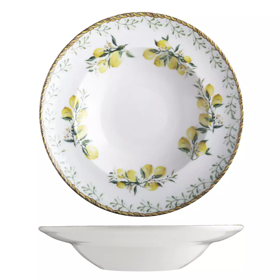 ID Fine Verona Round Wide Rim Pasta Bowl 560ml