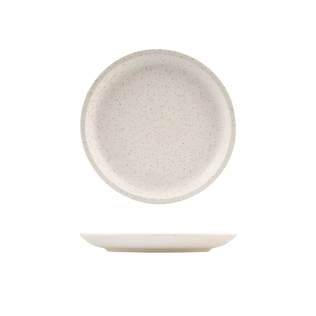 Luzerne Dune Shell Round Plate 214mm