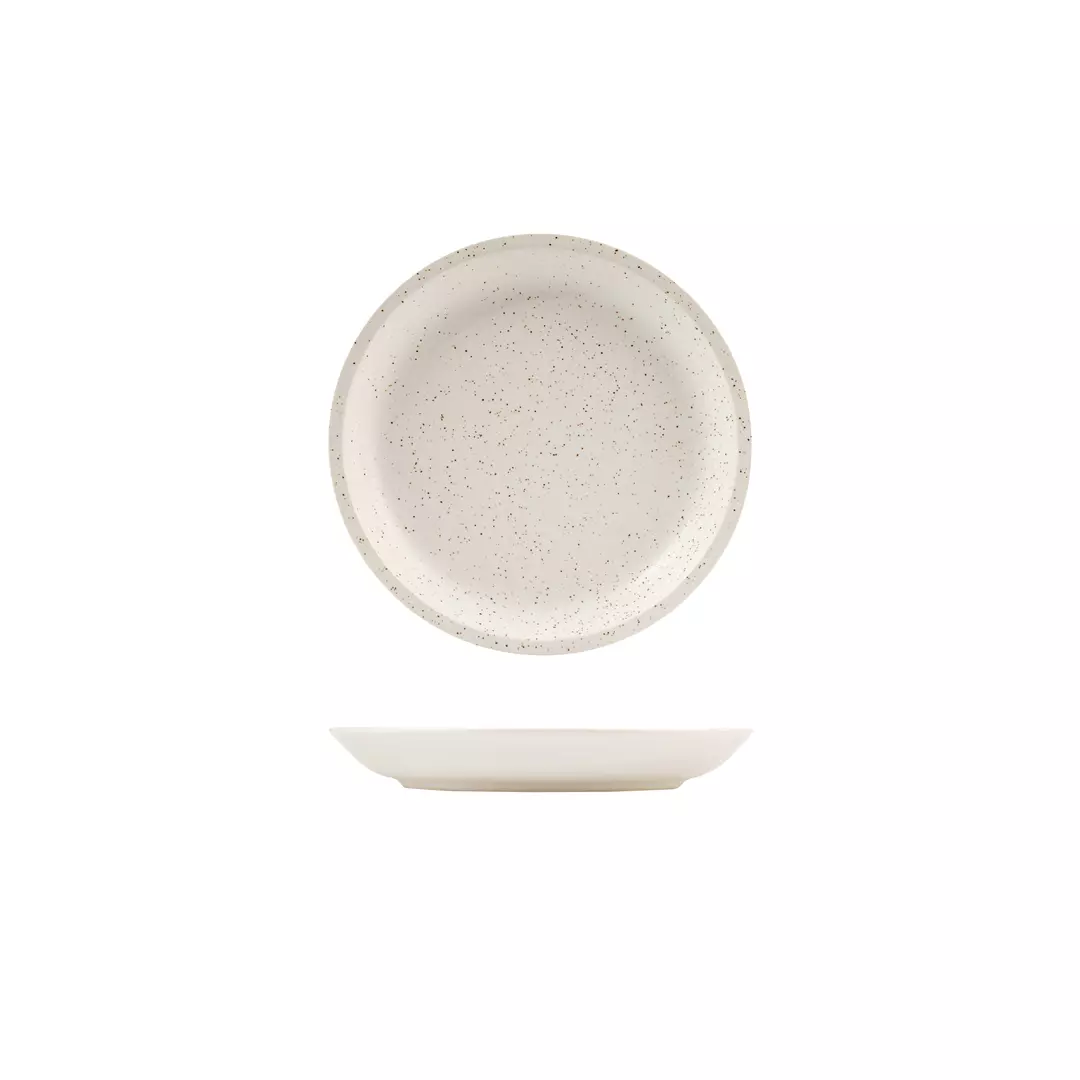 Luzerne Dune Shell Round Plate 173mm