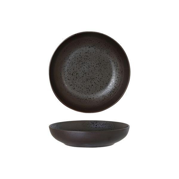 Luzerne Lava Black Round Share Bowl 535ml
