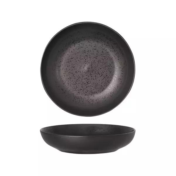 Luzerne Lava Black Round Share Bowl 880ml