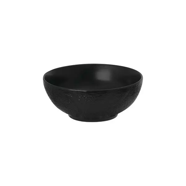 Luzerne Linen Black Round Bowl 525ml