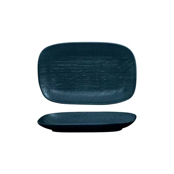 Luzerne Linen Navy Blue Oblong Plate 170x265x30mm
